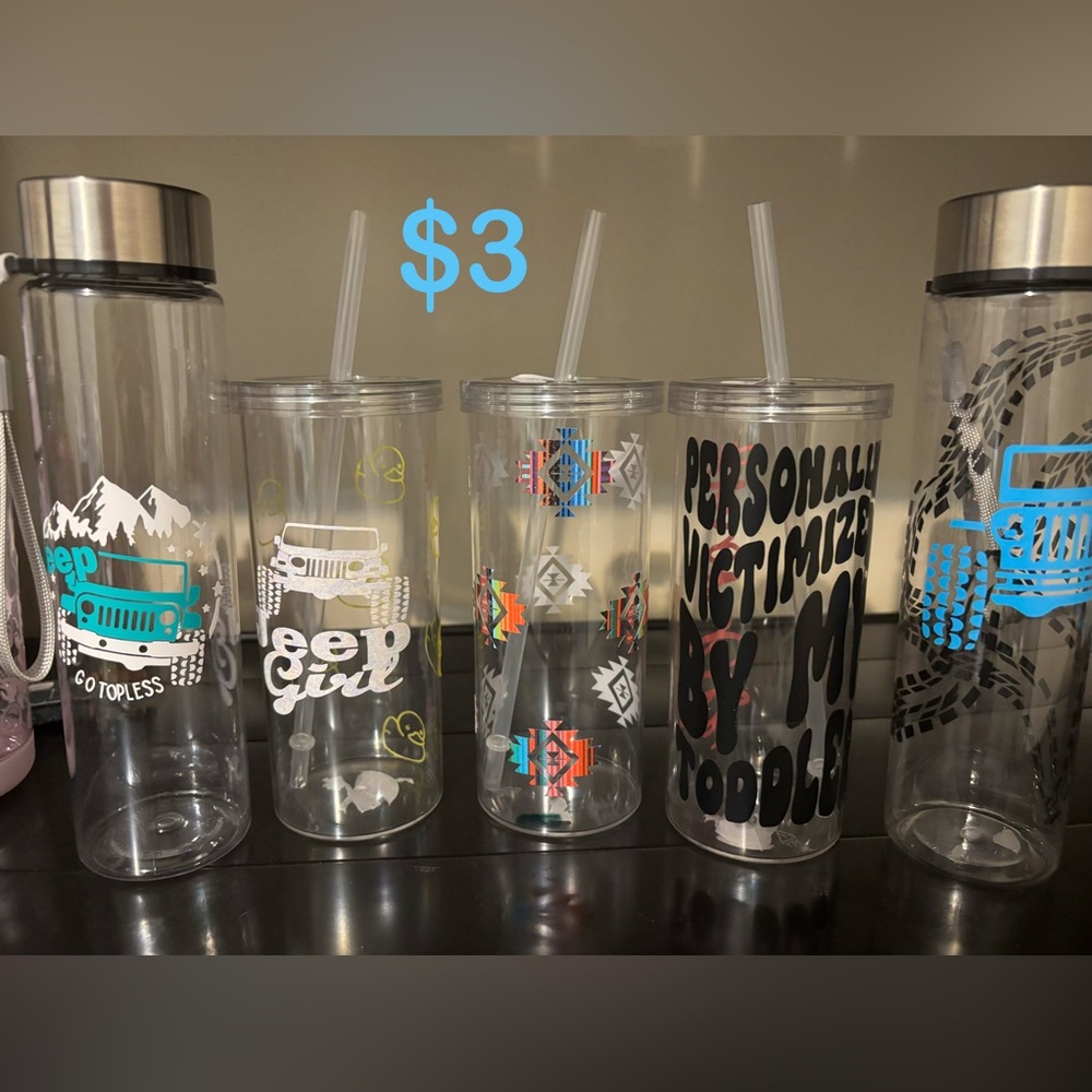 Clear cups